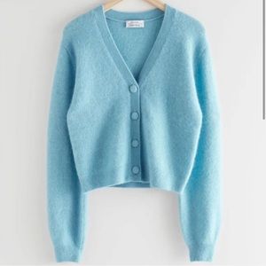 & Other Stories alpaca blend cardigan